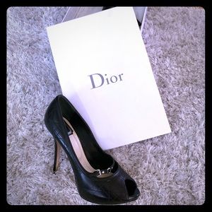 Christian Dior Cannage Buckle Pump